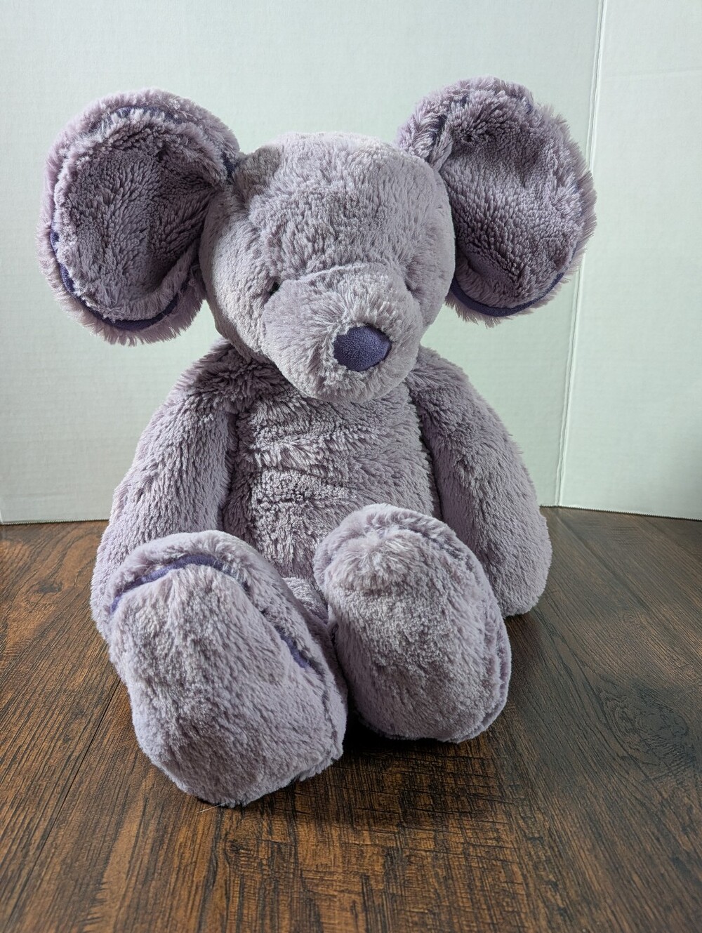 RARE Retired Jellycat Large Piper Mouse Purple Lavender